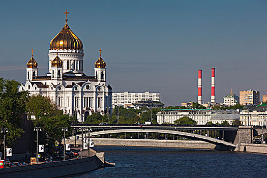 俄罗斯,莫斯科,大教堂,耶稣,早晨