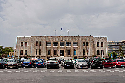市政厅,城市,罗得斯,希腊,欧洲