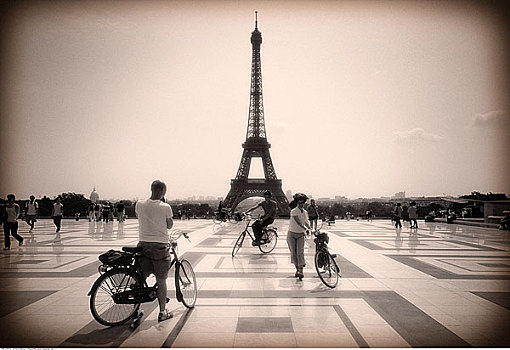 埃菲尔铁塔,风景,巴黎,法国