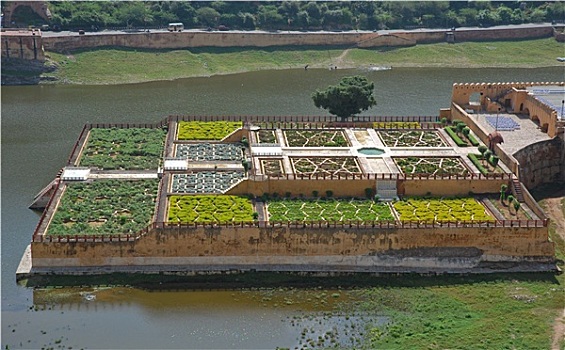 花园,前部,琥珀堡,印度