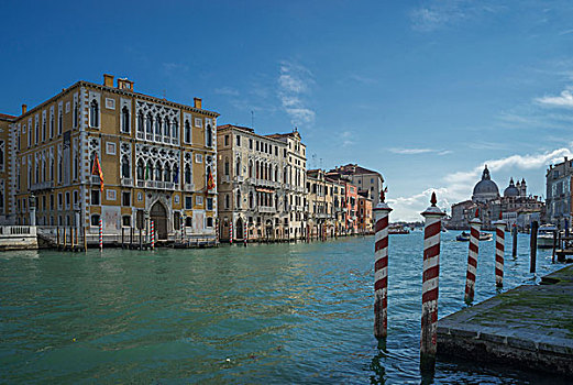 码头,大运河,威尼斯,威尼托,意大利