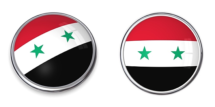 旗帜,扣,叙利亚