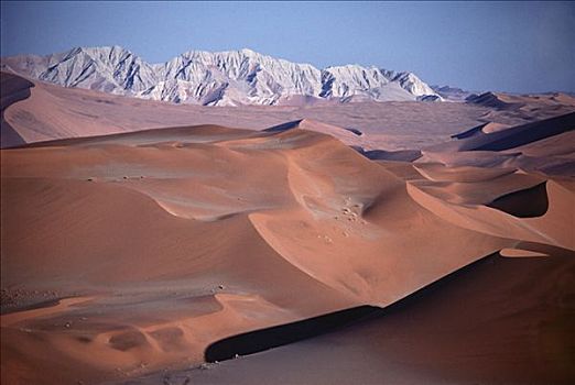 沙丘,山峦,纳米布沙漠,纳米比亚