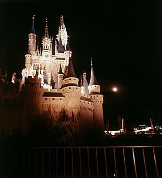 灰姑娘,城堡,魔法王国,迪斯尼世界,奥兰多,佛罗里达,美国