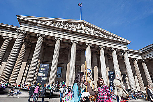 英格兰,伦敦,大英博物馆,旅游,姿势,衣服,盎格鲁撒克逊人,服饰