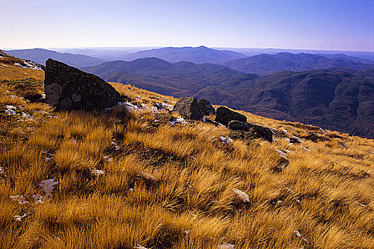 顶峰,阿第伦达克山,纽约,美国