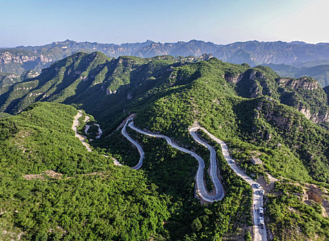 河南林州,太行山区自然风光