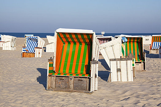 海滩藤椅,石荷州,德国