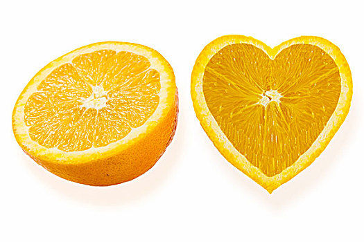 橘子,心形