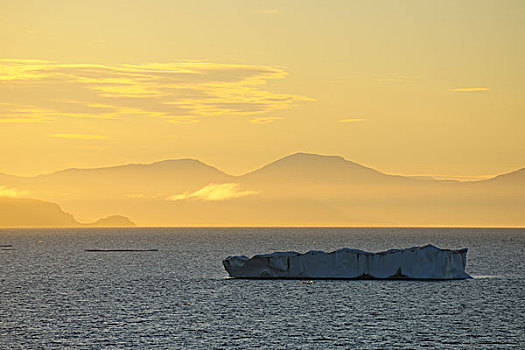 冰山,峡湾,格陵兰