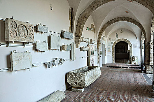 大教堂,博物馆,罗马式,圣马利亚,11世纪,拉齐奥,意大利,欧洲