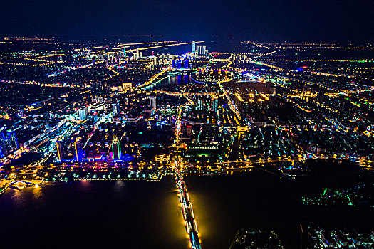 中国,城市,夜晚