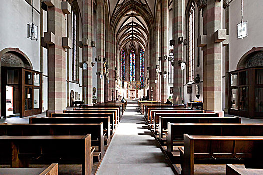 小教堂,市场,维尔茨堡,巴伐利亚,德国,欧洲