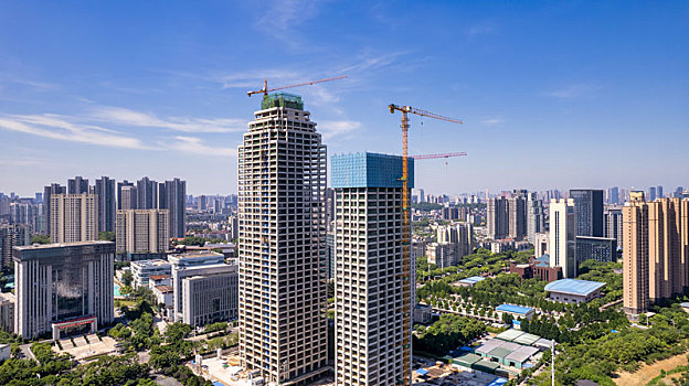 城市房地產施工建設工地