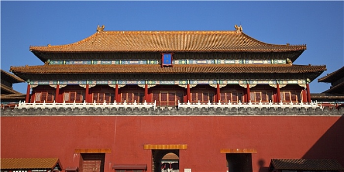 故宫,宫殿,入口,大门,北京,中国