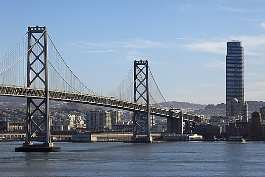 海湾大桥,湾,车站,建筑,旧金山,加利福尼亚,美国