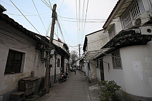 苏州,街道,市井,房子,民居,河流,居民区,住宅,老房子,原始,城内,城里