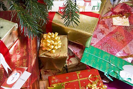 圣诞礼物,装饰,树