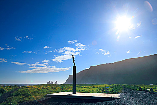 冰岛,雕塑,雕刻师,旅行