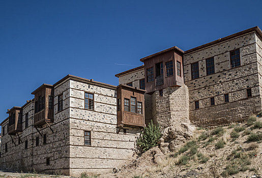 传统,土耳其,房子,石墙