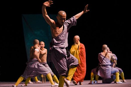 少林,僧侣,展示,2009年,柏林,德国