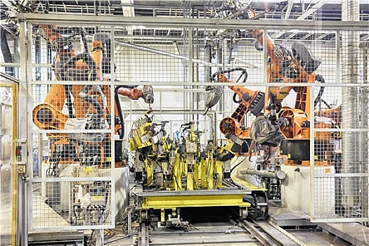 机器人,汽车厂
