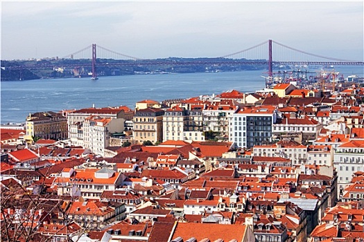 城市全貌,里斯本,葡萄牙