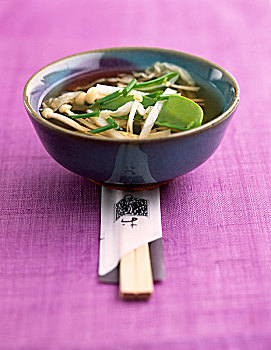 蔬菜,蘑菇汤,主题,日本料理