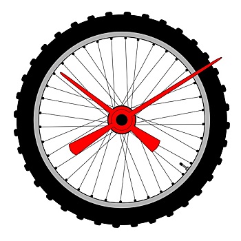 自行车,轮子,表盘
