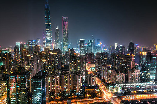 上海城市夜景