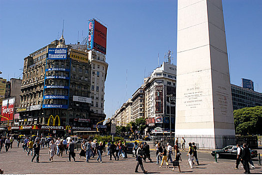 方尖塔,广场,布宜诺斯艾利斯,阿根廷
