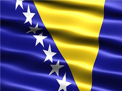 旗帜,波斯尼亚,黑塞哥维那