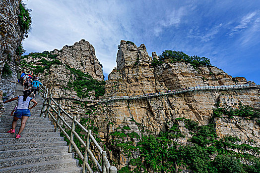 中国,河北,白石山景观