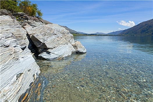 湖,岸边