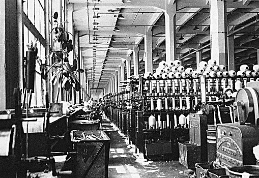 16世纪纺织业手工工场图片