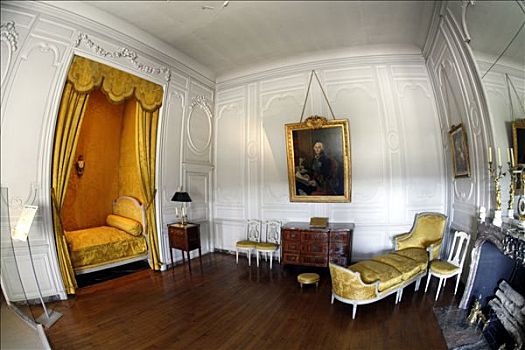 法国,城堡,路易十六,卧室