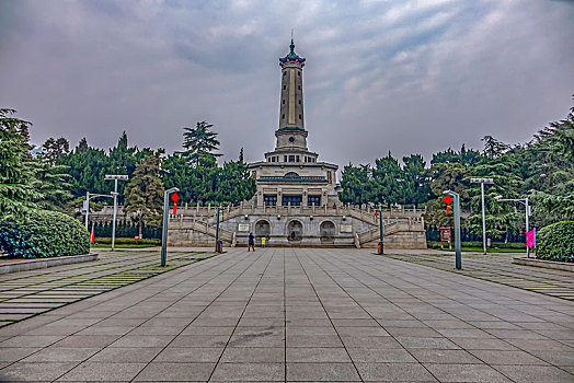 湖南烈士公园风光－烈士塔,纪念长廊