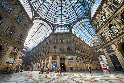 商业街廊,公用,购物,画廊,那不勒斯,坎帕尼亚区,意大利,欧洲