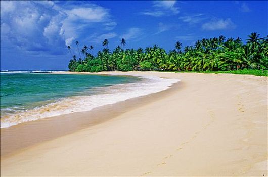 斯里兰卡,南海岸,乌纳瓦图纳,海滩