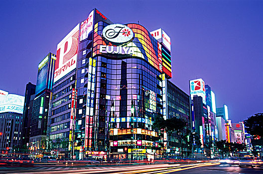 日本,東京,銀座,街景