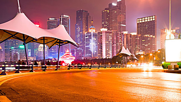 青岛,风景,城市,夜景