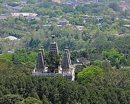 北京香山碧云寺佛塔