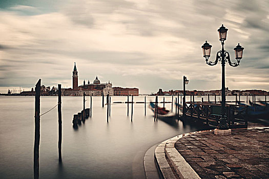 小船,公园,水中,圣乔治奥,马焦雷湖,岛屿,威尼斯,意大利