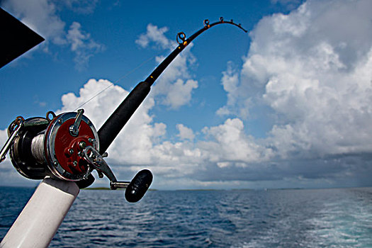 伯利兹,加勒比海,钓鱼运动,靠近,海滨城镇,大幅,尺寸