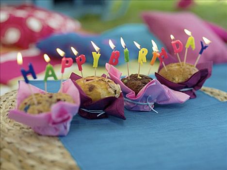 蛋糕,说话,生日快乐,蜡烛