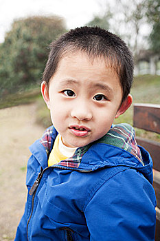 小男孩,面部表情