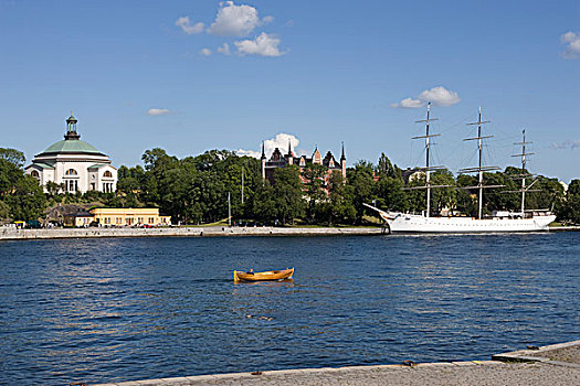 海普斯霍尔曼,帆船,斯德哥尔摩,瑞典