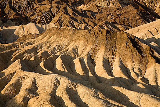 扎布里斯基角,侵蚀,岩石,风景,死亡谷国家公园,加利福尼亚,美国,北美