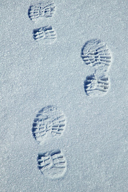 脚印,雪地图片_脚印,雪地高清图片_全景视觉