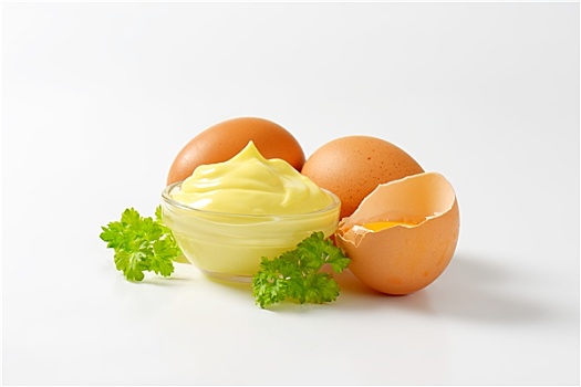 碗,蛋,蛋黄酱